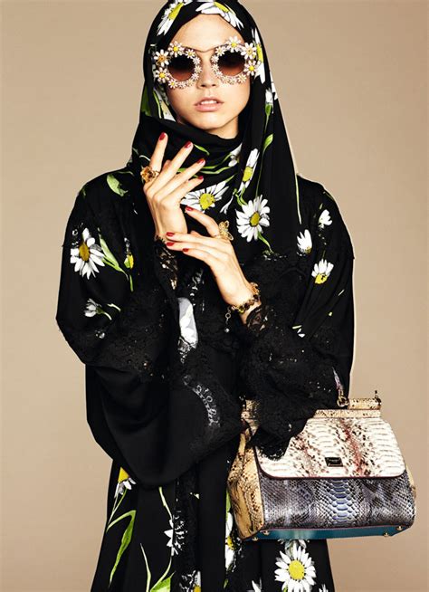 dolce gabbana floral fabrics|dolce and gabbana abaya.